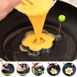 Fun Stainless Steel Egg and Pancake Molds for Kids