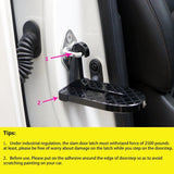 Foldable Car Roof Rack Step Car Door Step Universal Latch Hook