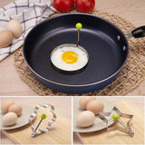 Fun Stainless Steel Egg and Pancake Molds for Kids