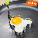 Fun Stainless Steel Egg and Pancake Molds for Kids