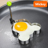 Fun Stainless Steel Egg and Pancake Molds for Kids