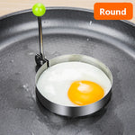 Fun Stainless Steel Egg and Pancake Molds for Kids