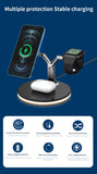 3 in 1 Magnetic Wireless Charger Station for iPHone 12,13 Mini/Pro/Max