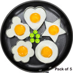 Fun Stainless Steel Egg and Pancake Molds for Kids