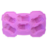 Car shaped cupcake silicon molds