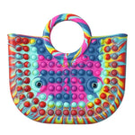 Fancy pop it fidget stress relief bag